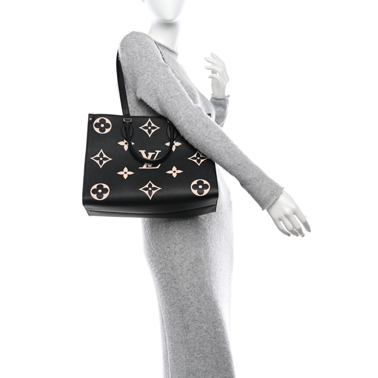 Empreinte Monogram Giant Onthego MM Black Beige