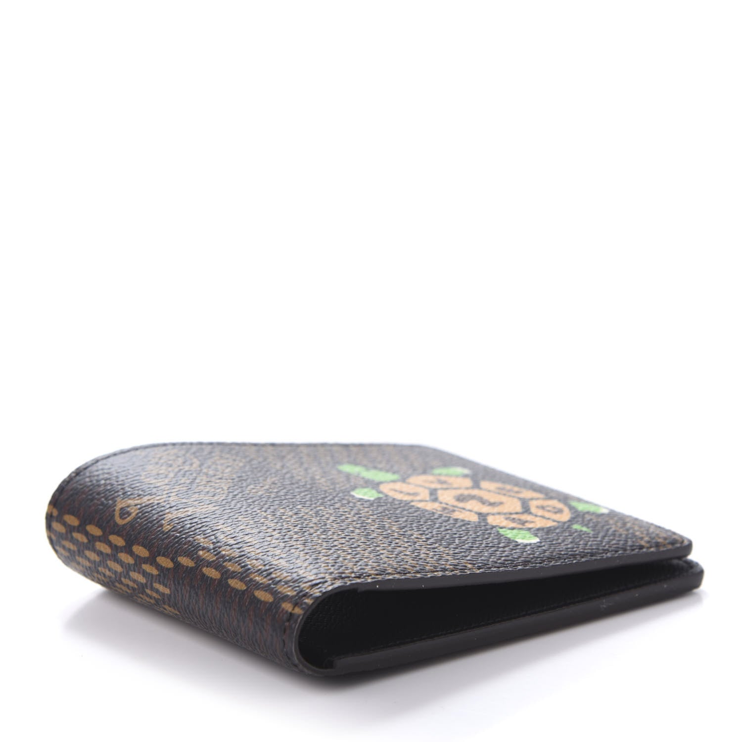Louis Vuitton X NIGO Giant Damier Ebene Tortoise Multiple Wallet 4 of 7