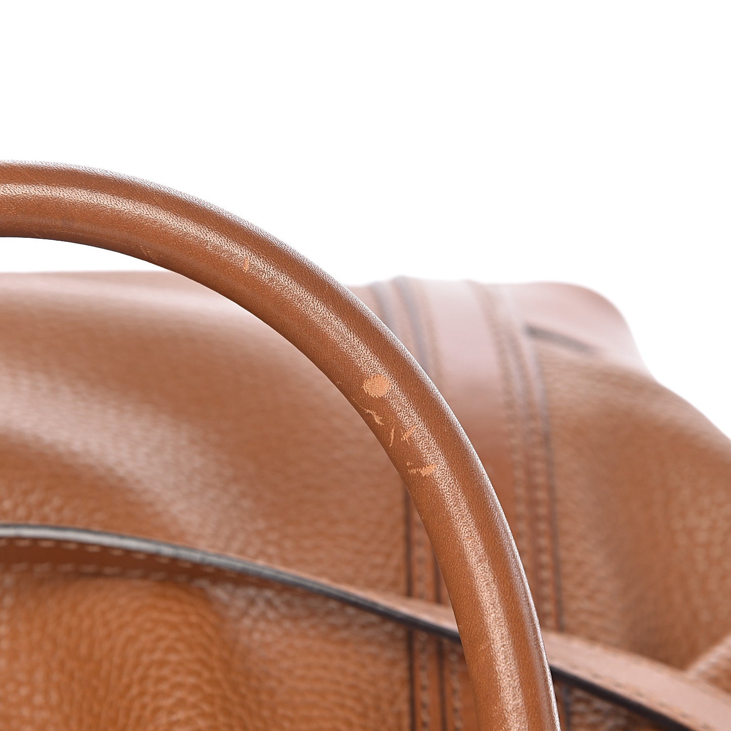 Grainy Calfskin Medium Golderton Tote Brown