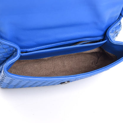Bottega Veneta Nappa Intrecciato Medium Olimpia Bag Blue Royal 5 of 8