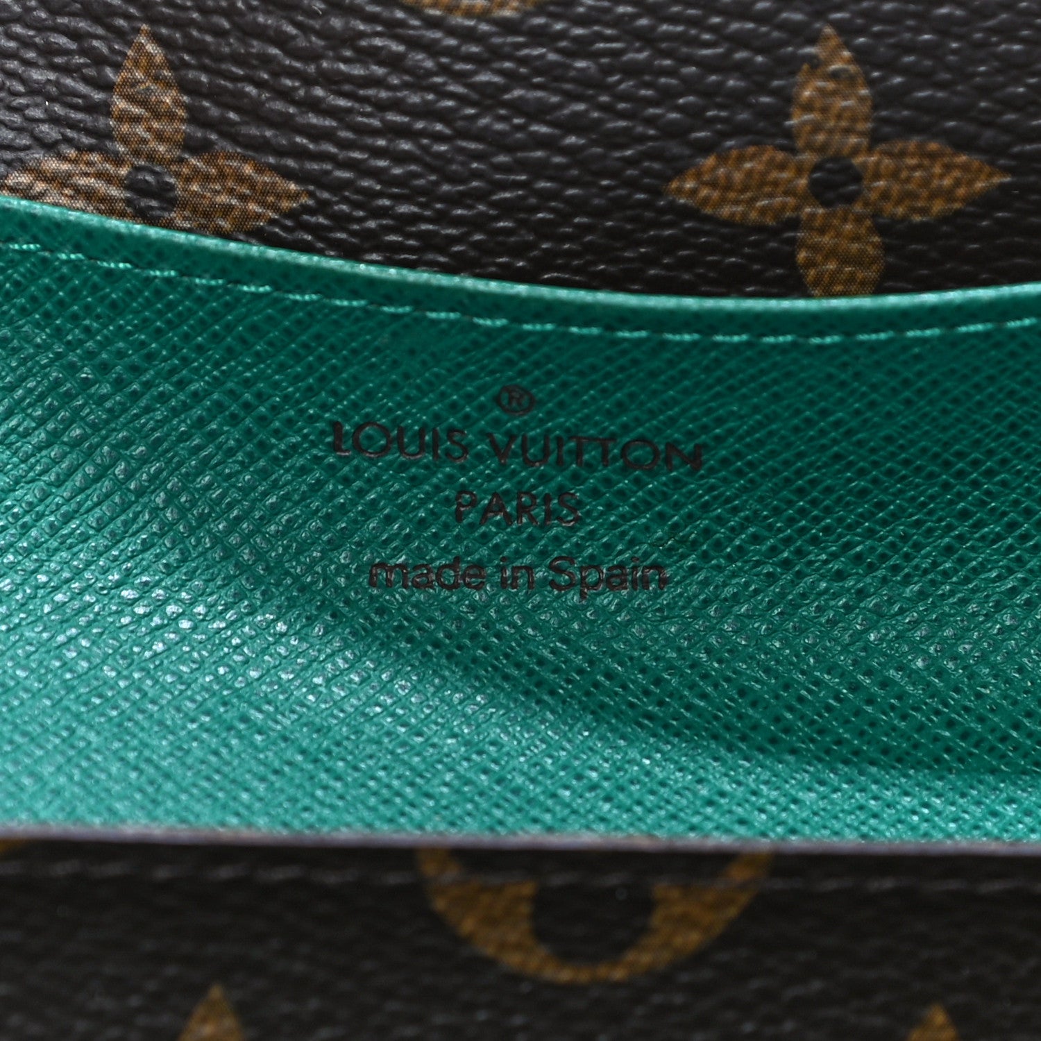 Louis Vuitton Monogram Emilie Wallet Vert 6 of 13