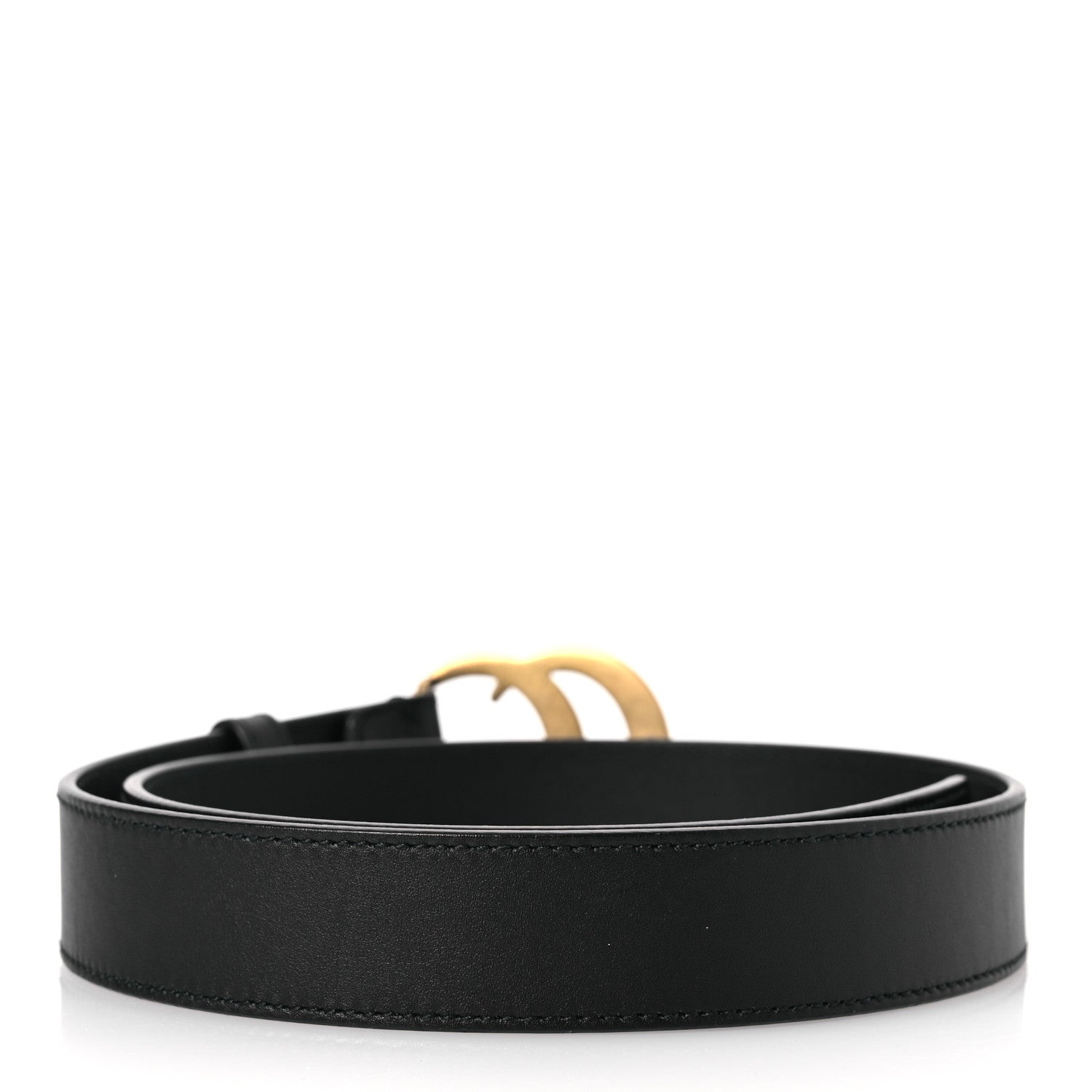Gucci Calfskin Double G 30mm Belt 75 30 Black 2 of 6