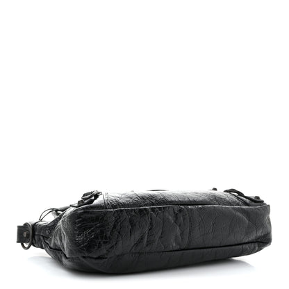 Balenciaga Agneau Arena Classic Hardware Le City First Bag Black 5 of 11
