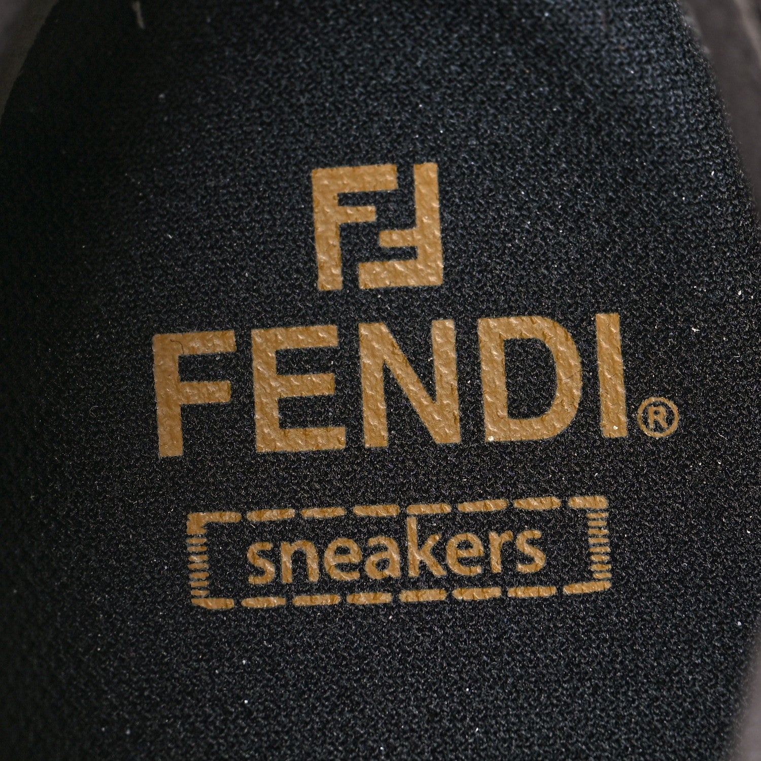 Fendi Fabric Jacquard FF Womens Domino Low Top Sneakers 39 Tobacco 7 of 9