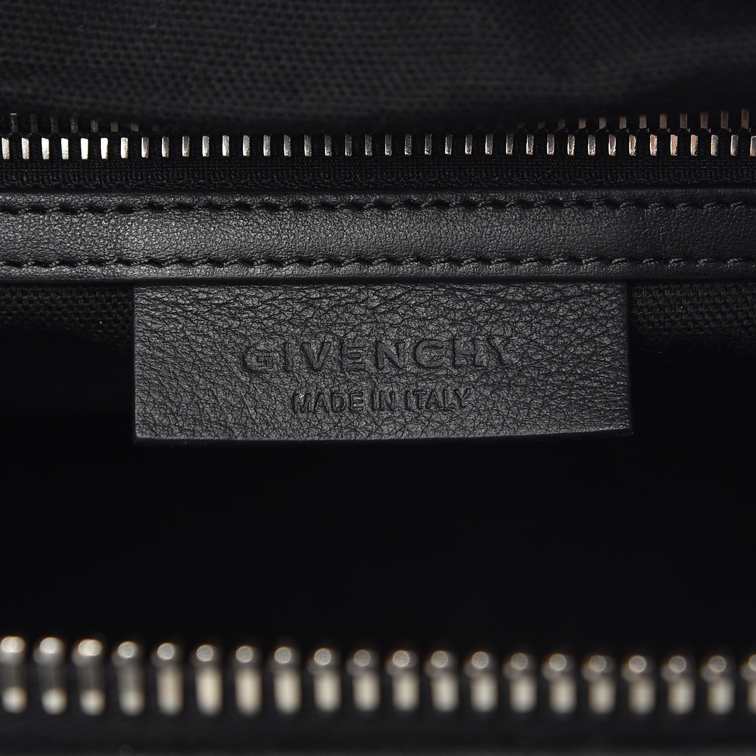 Givenchy Calfskin Suede Small Studded Chevron Antigona Black 6 of 10