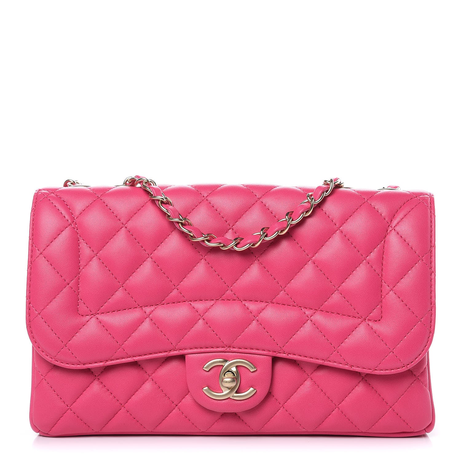 Chanel Lambskin Quilted Medium Mademoiselle Chic Flap Pink 1 of 11