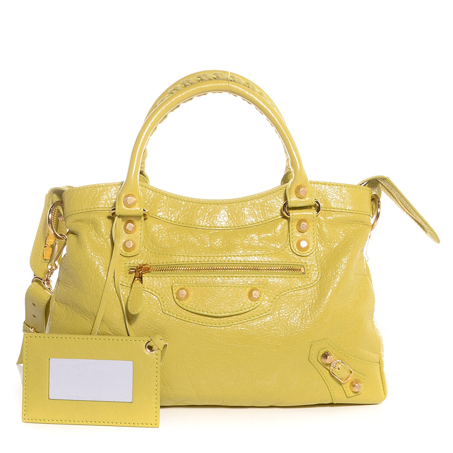 Balenciaga Agneau Giant 12 Gold Hardware Town Jaune Poussin 5 of 12