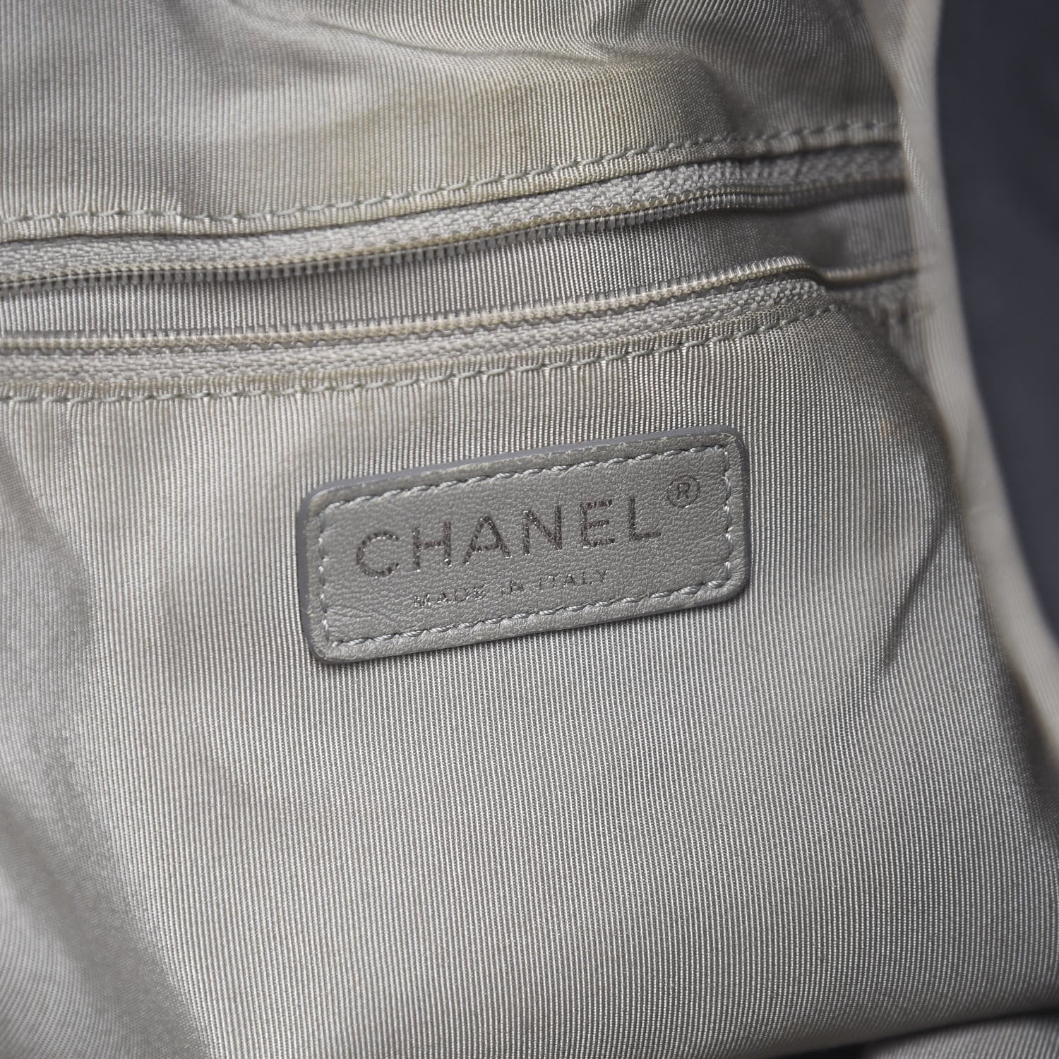 Chanel Denim Quilted Stretch Spirit Large Cabas Tote Blue 5 of 9