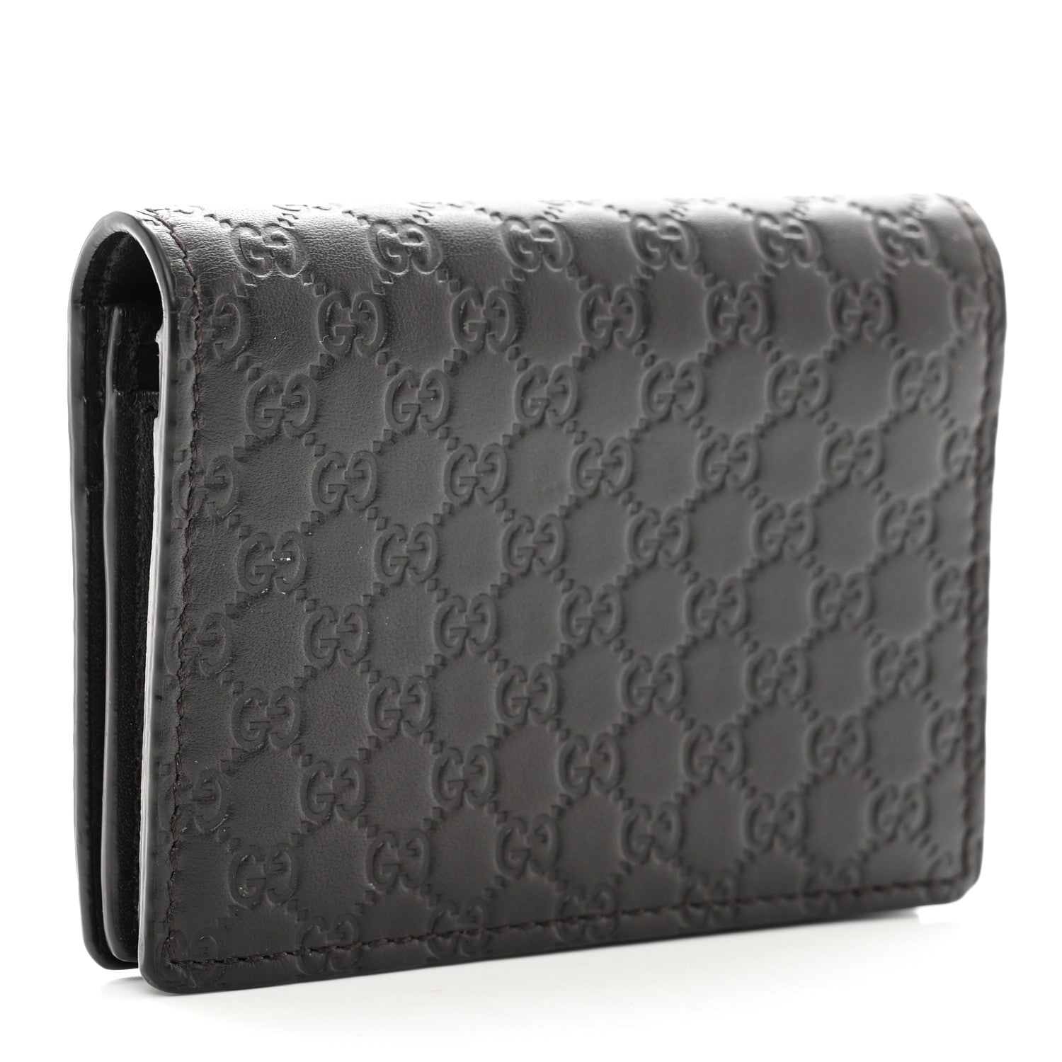 Gucci Microguccissima Card Case Wallet Testa Di Moro 3 of 7