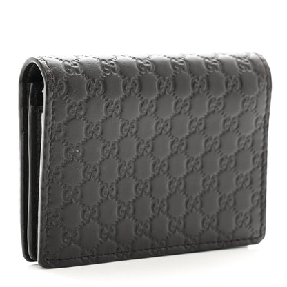 Gucci Microguccissima Card Case Wallet Testa Di Moro 3 of 7
