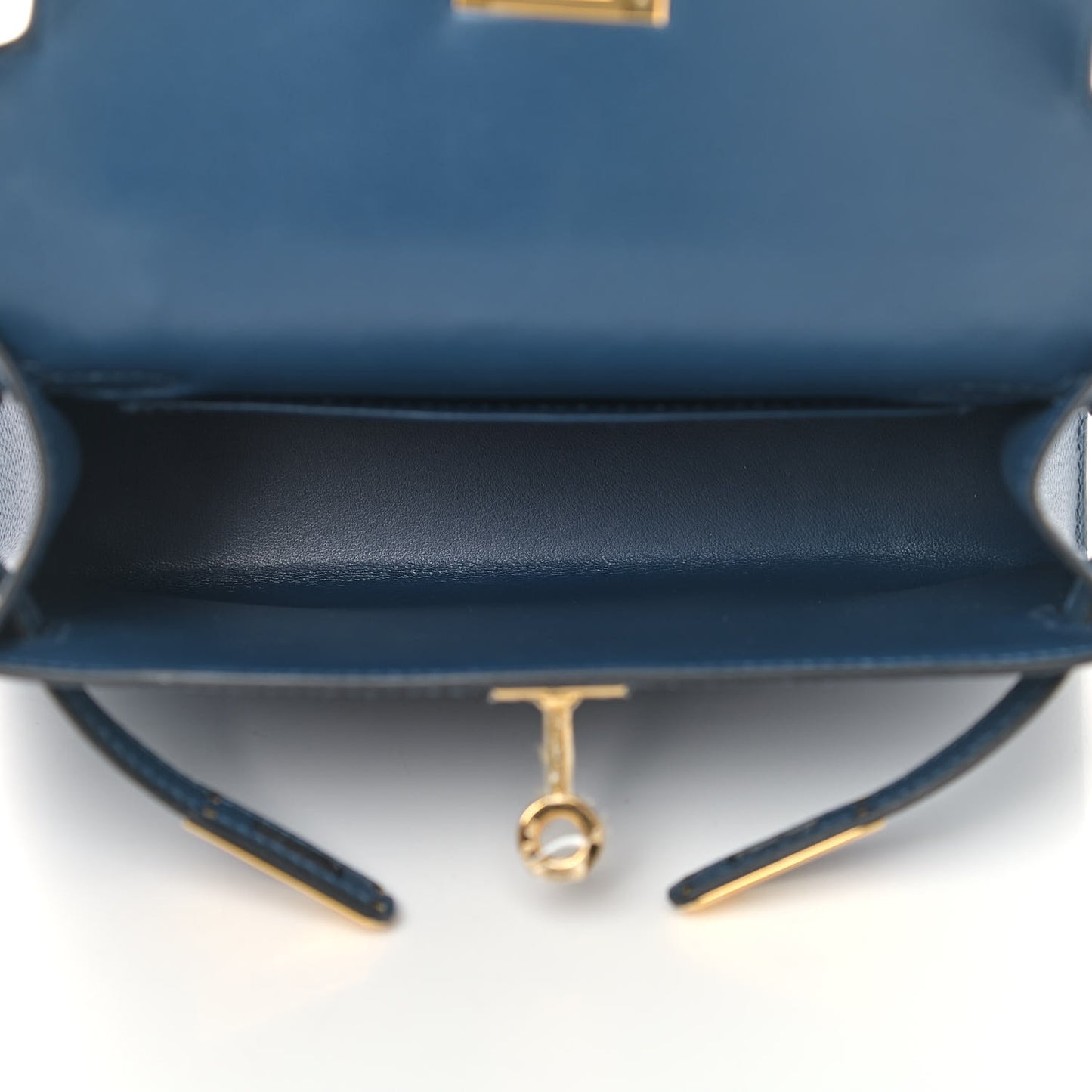 Epsom Mini Kelly Sellier 20 Deep Blue