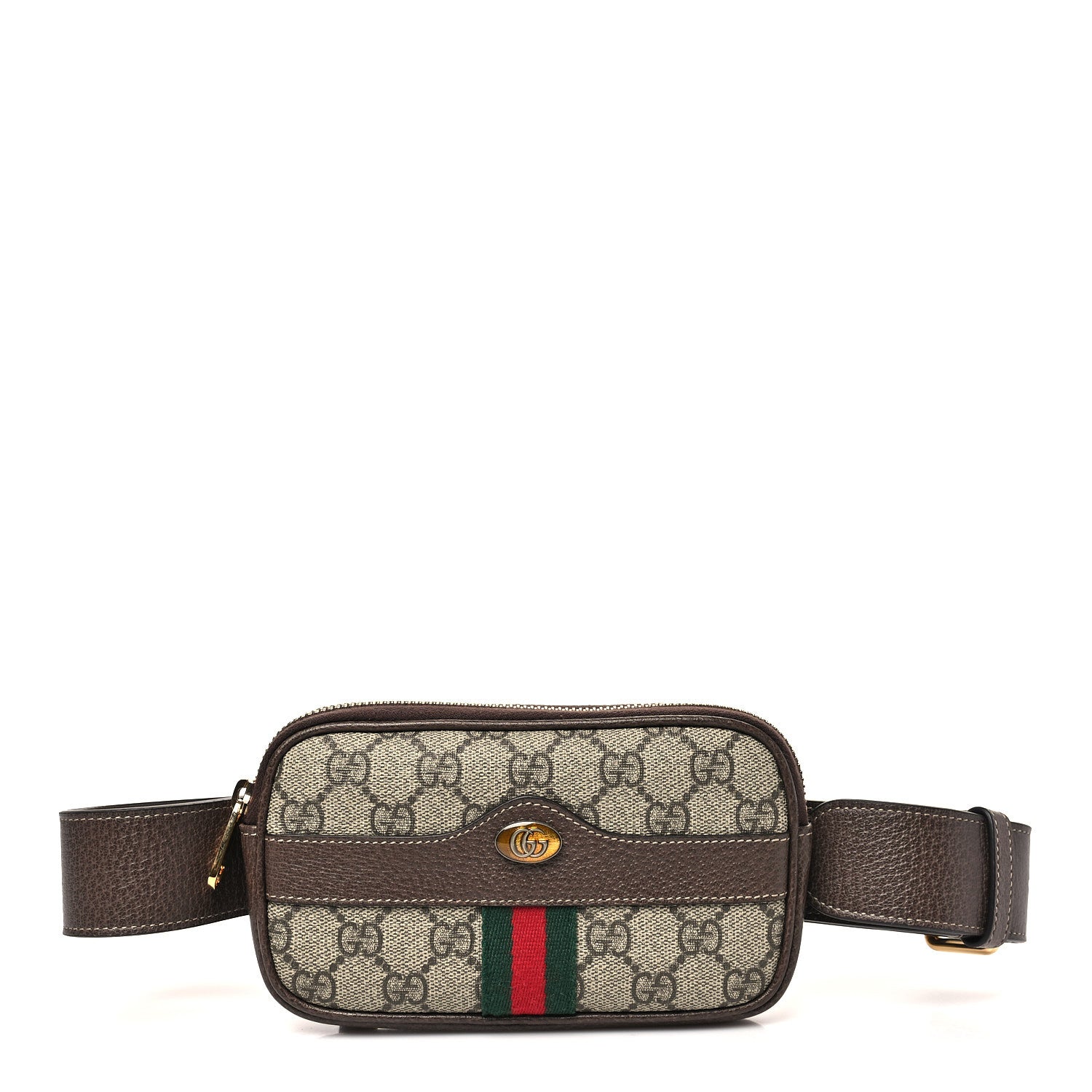 Gucci GG Supreme Monogram Ophidia Belted iPhone Case 75 30 Brown 1 of 10