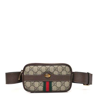 Gucci GG Supreme Monogram Ophidia Belted iPhone Case 75 30 Brown 1 of 10