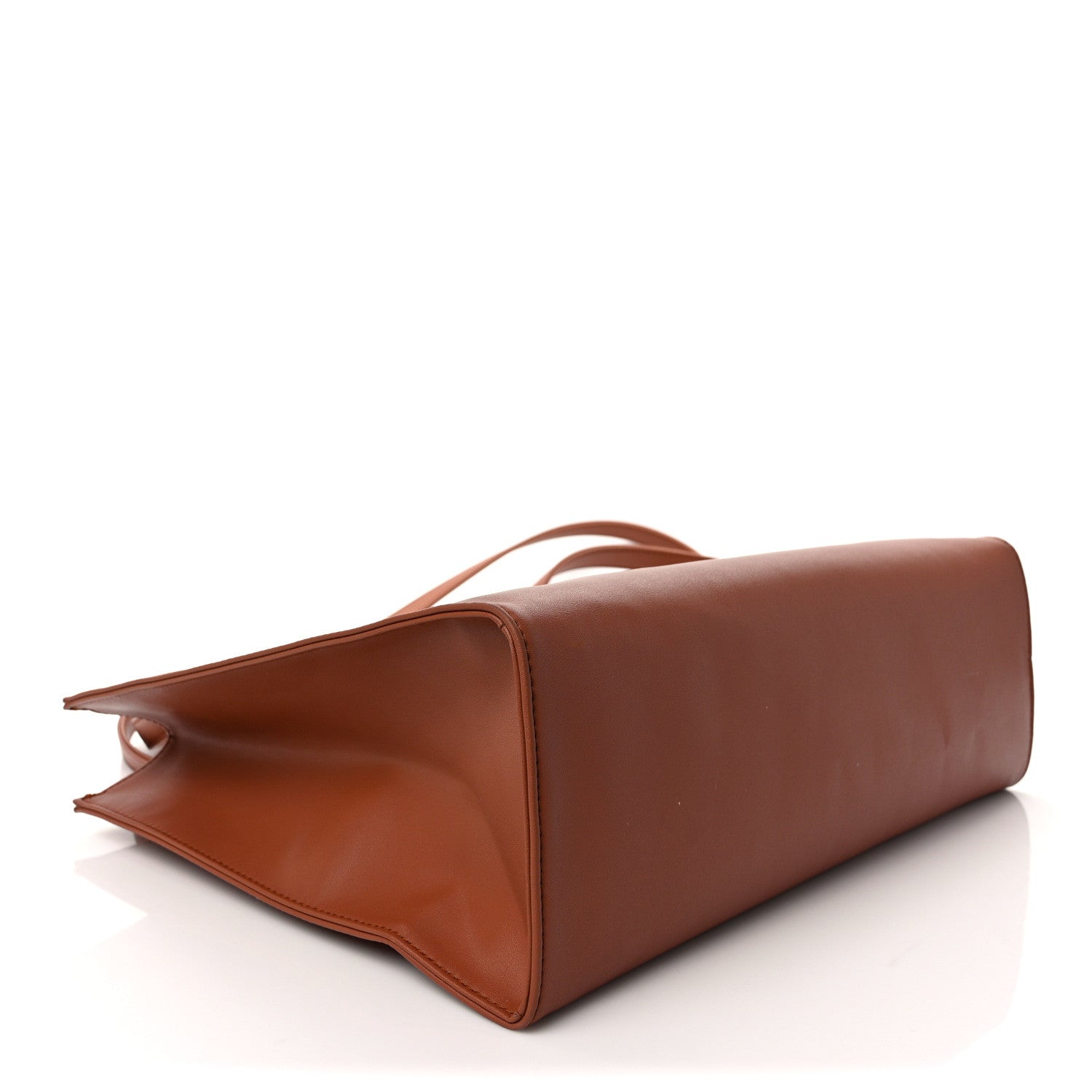 Telfar Vegan Leather Medium Shopping Bag Tan 4 of 9