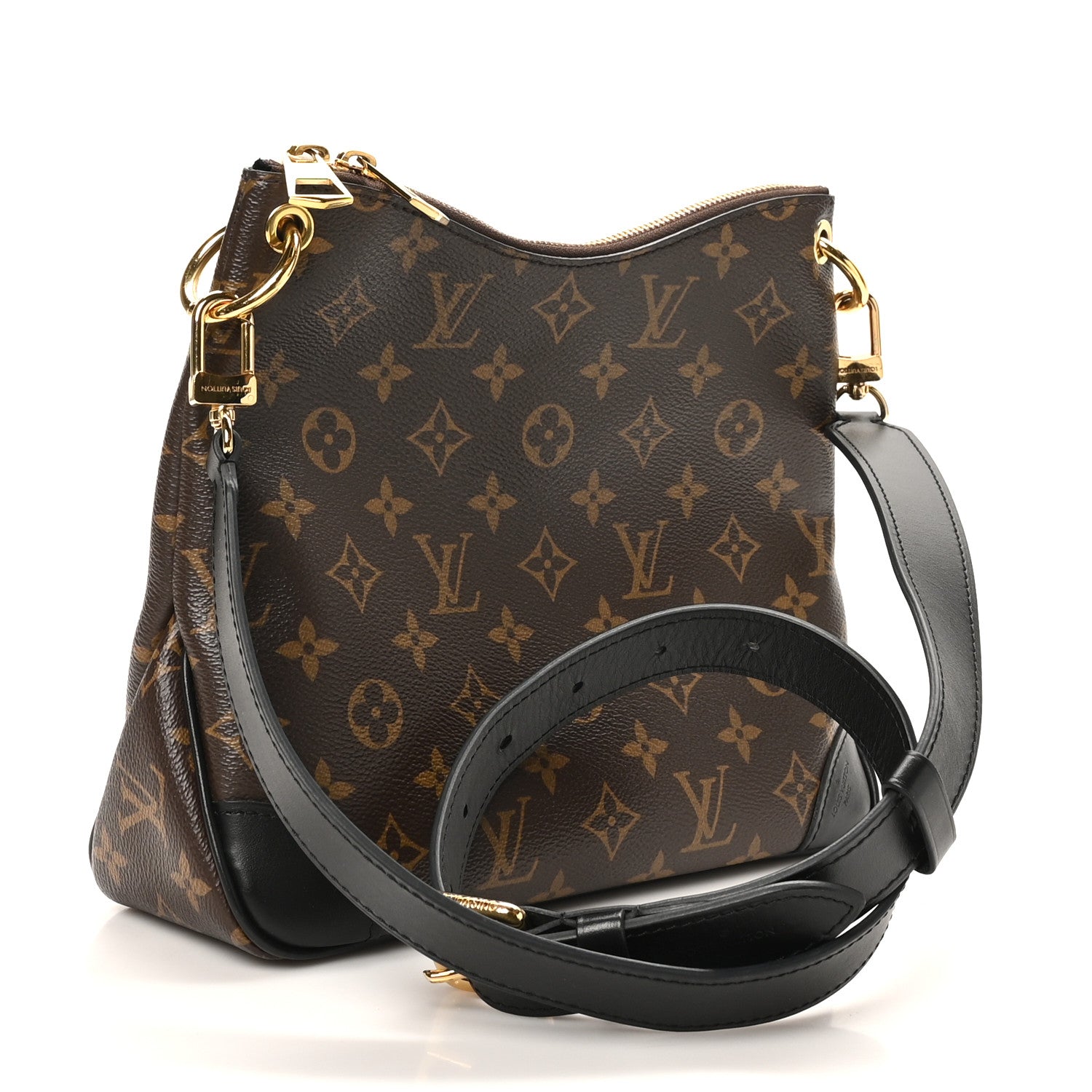 Louis Vuitton Monogram Odeon PM Black 3 of 9