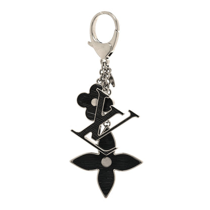 Louis Vuitton Electric Epi Fleur d'Epi Bag Charm Black 1 of 5