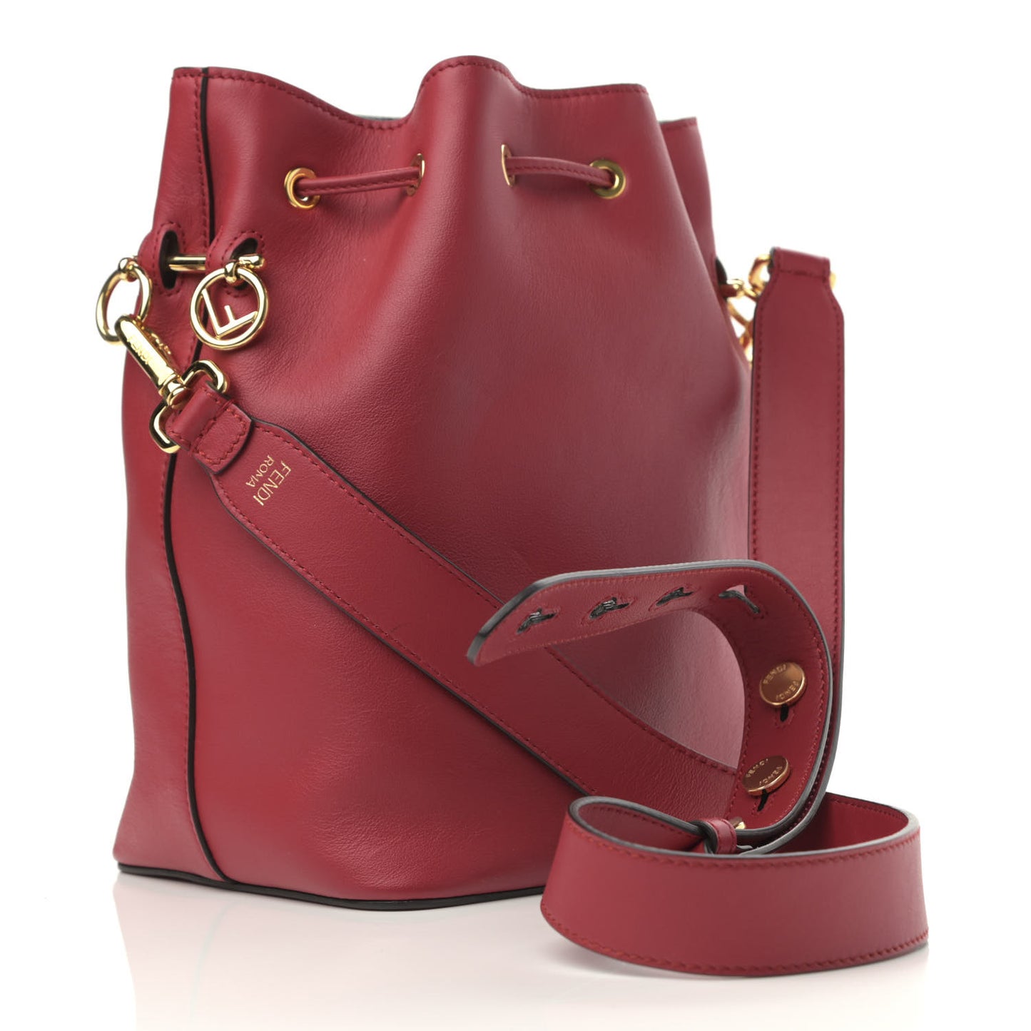 Vitello Grace Matte F is Fendi Grande Mon Tresor Bucket Bag Fragola