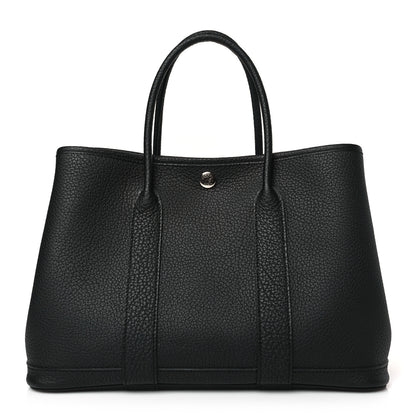 Hermes Vache Country Garden Party 30 TPM Black 1 of 9