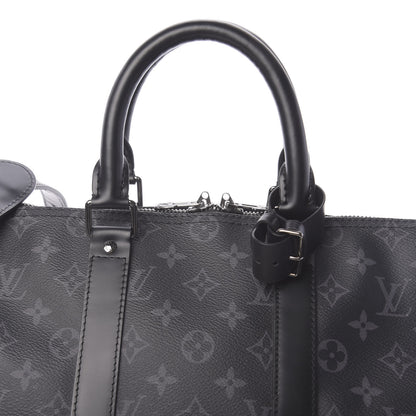 Louis Vuitton Monogram Eclipse Keepall Bandouliere 45 8 of 8