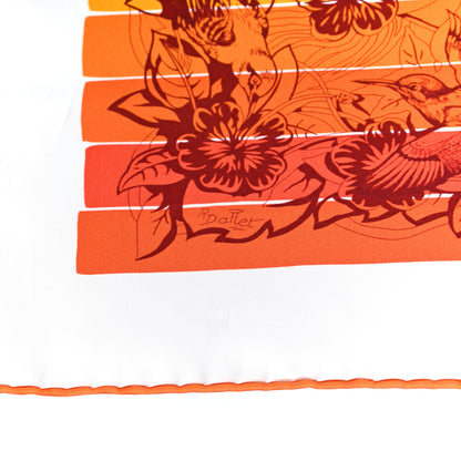 Hermes Silk Carre Jungle Love Rainbow Scarf 90 5 of 6