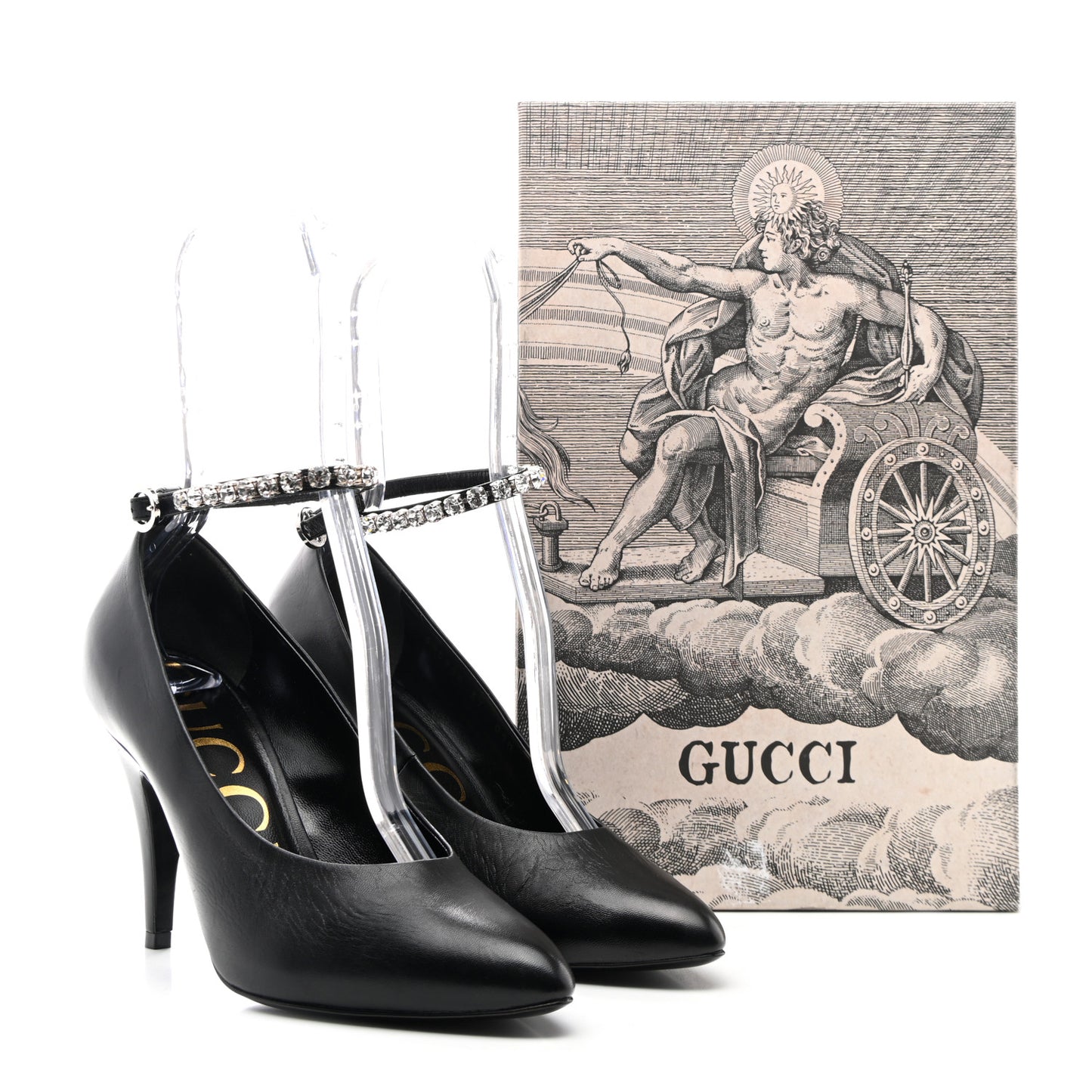 Malaga Kid Crystal Pumps 37 Black
