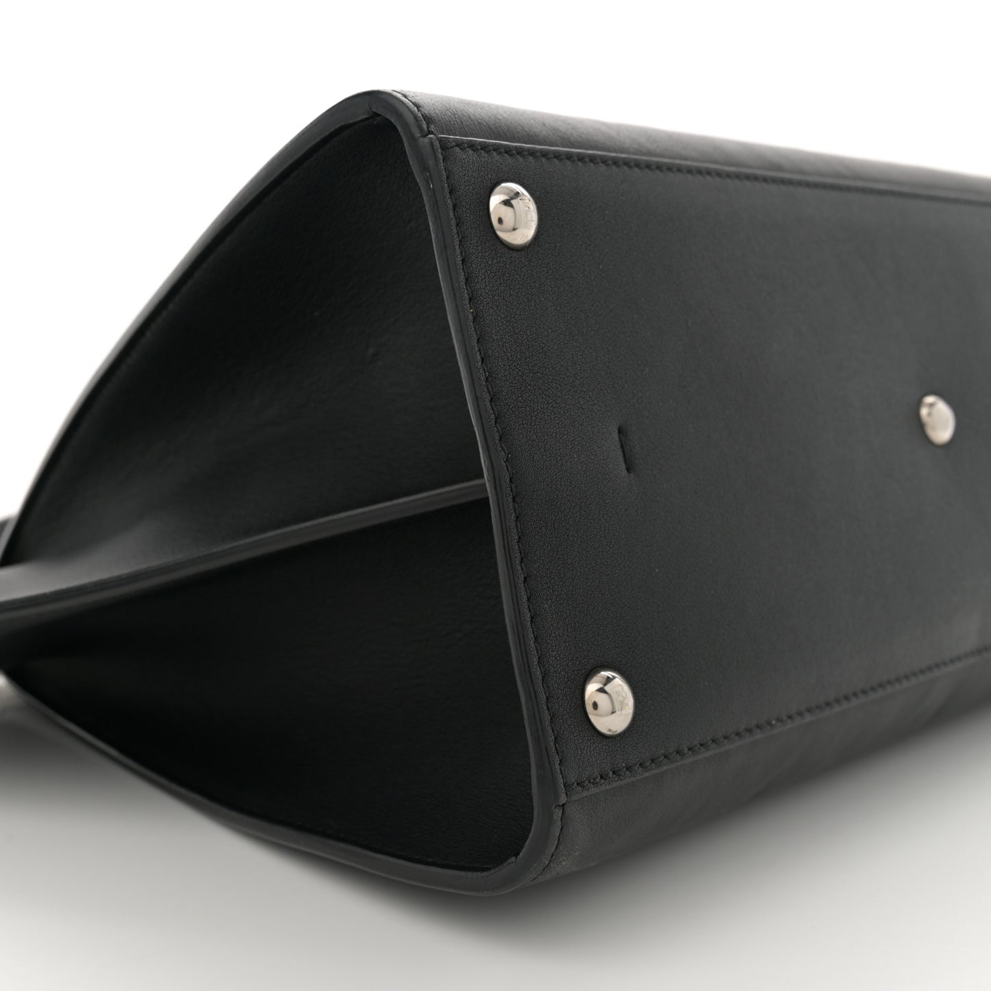 Vitello Dolce Shiny Nappa Petite 3Jours Tote Black