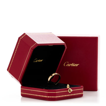 Cartier 18K Yellow Gold 3.5mm LOVE Wedding Band Ring 61 9.5 5 of 5