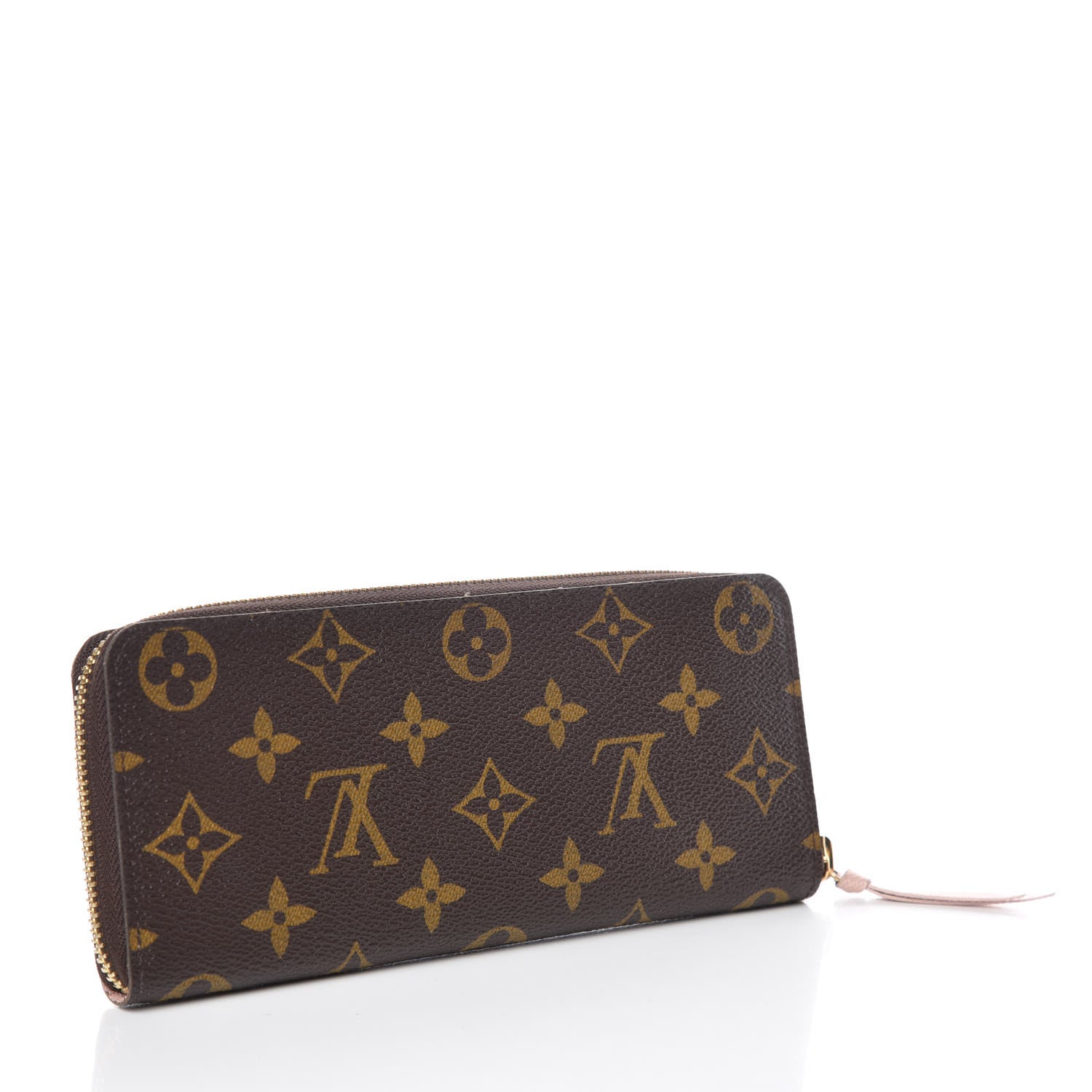 Louis Vuitton Monogram Clemence Wallet Rose Ballerine 3 of 13