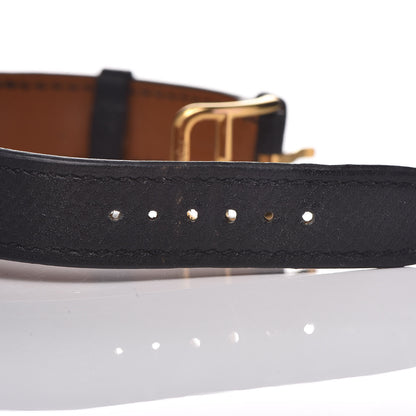 Hermes Stainless Steel Epsom 21mm Heure H Hour Quartz Watch Noir 9 of 10