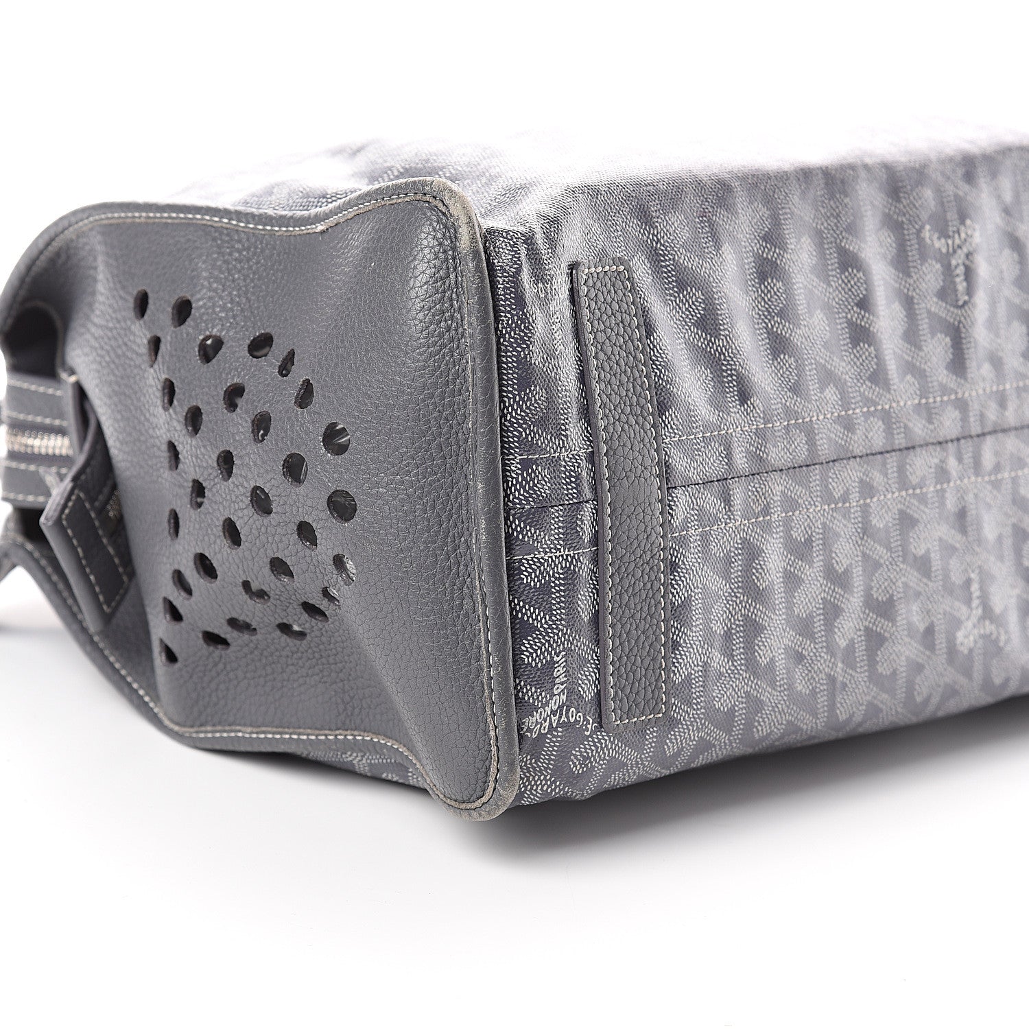 Goyard Goyardine Sac Hardy Pet Carrier PM Grey 8 of 9