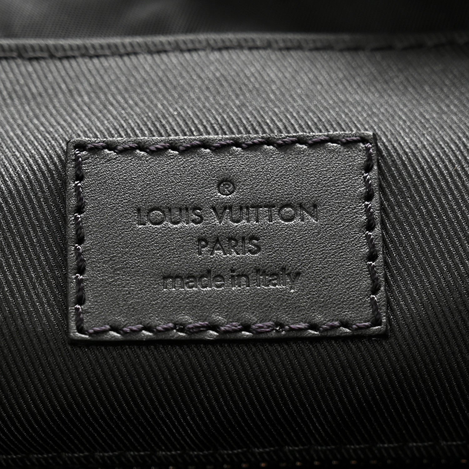 Louis Vuitton Calfskin Monogram Shadow Discovery Backpack Black 6 of 9