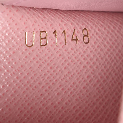 Louis Vuitton Damier Ebene Rosalie Coin Purse Rose Ballerine 7 of 9