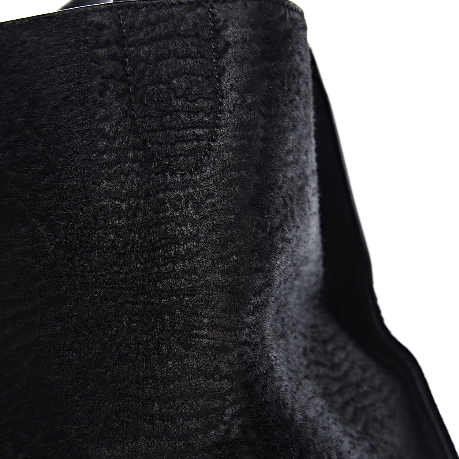 Celine Astrakhan Pony Hair Medium Phantom Luggage Black 22 of 23