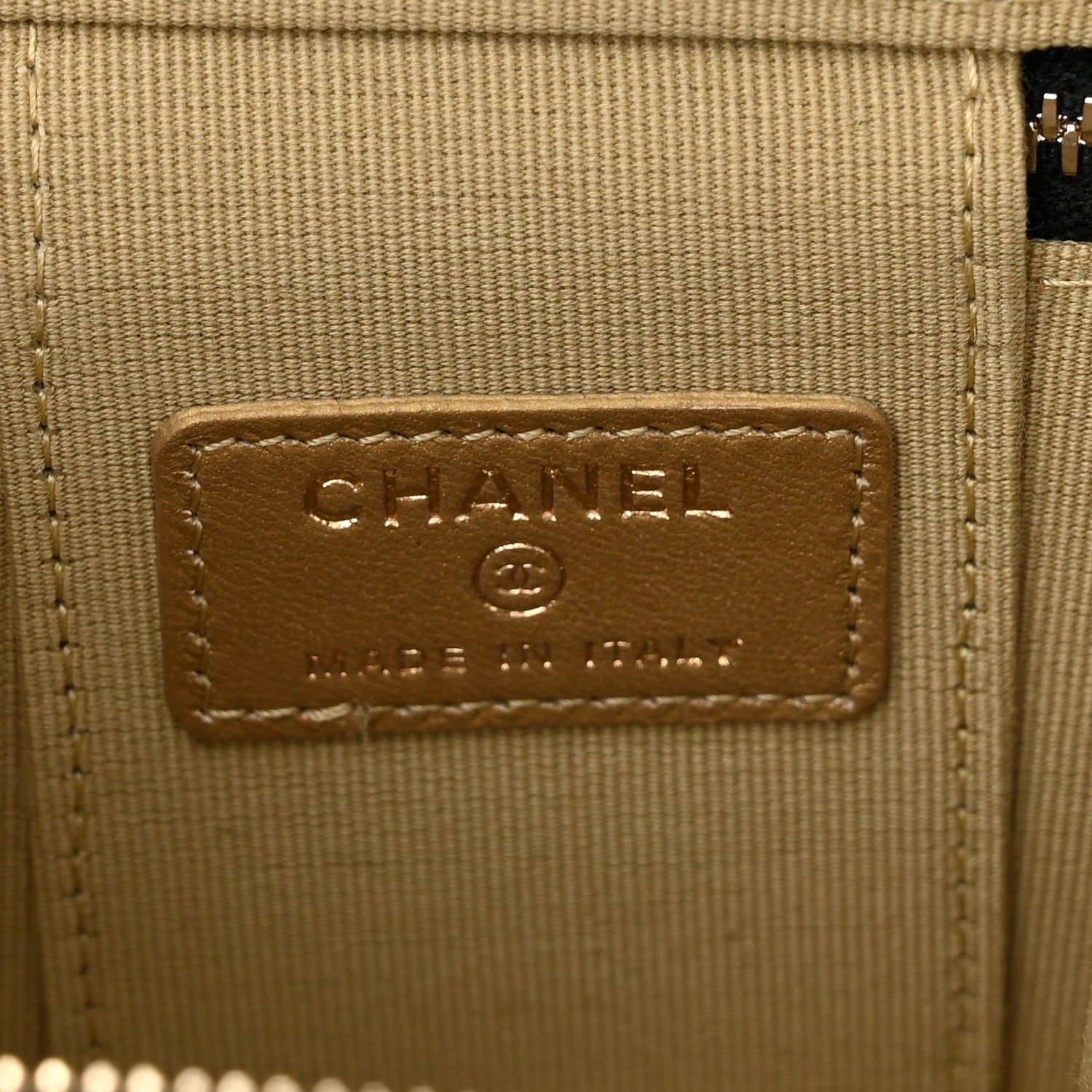 Chanel Lambskin Quilted Mini Pearl Crush Vanity Case With Chain Black 6 of 11