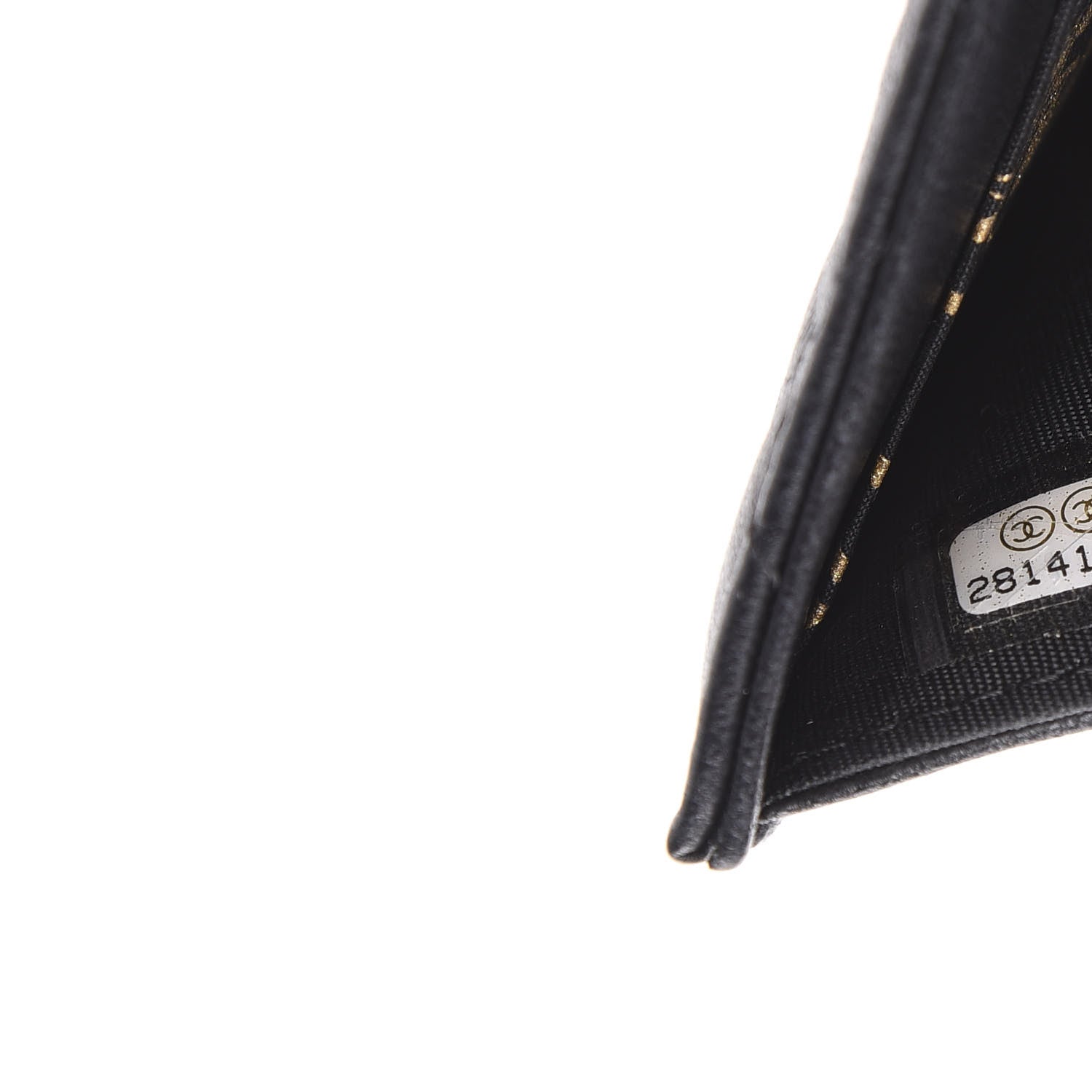 Chanel Quilted Compact Flap Wallet Black 7 of 8