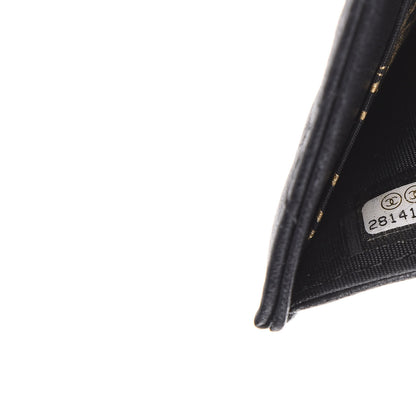 Chanel Quilted Compact Flap Wallet Black 7 of 8