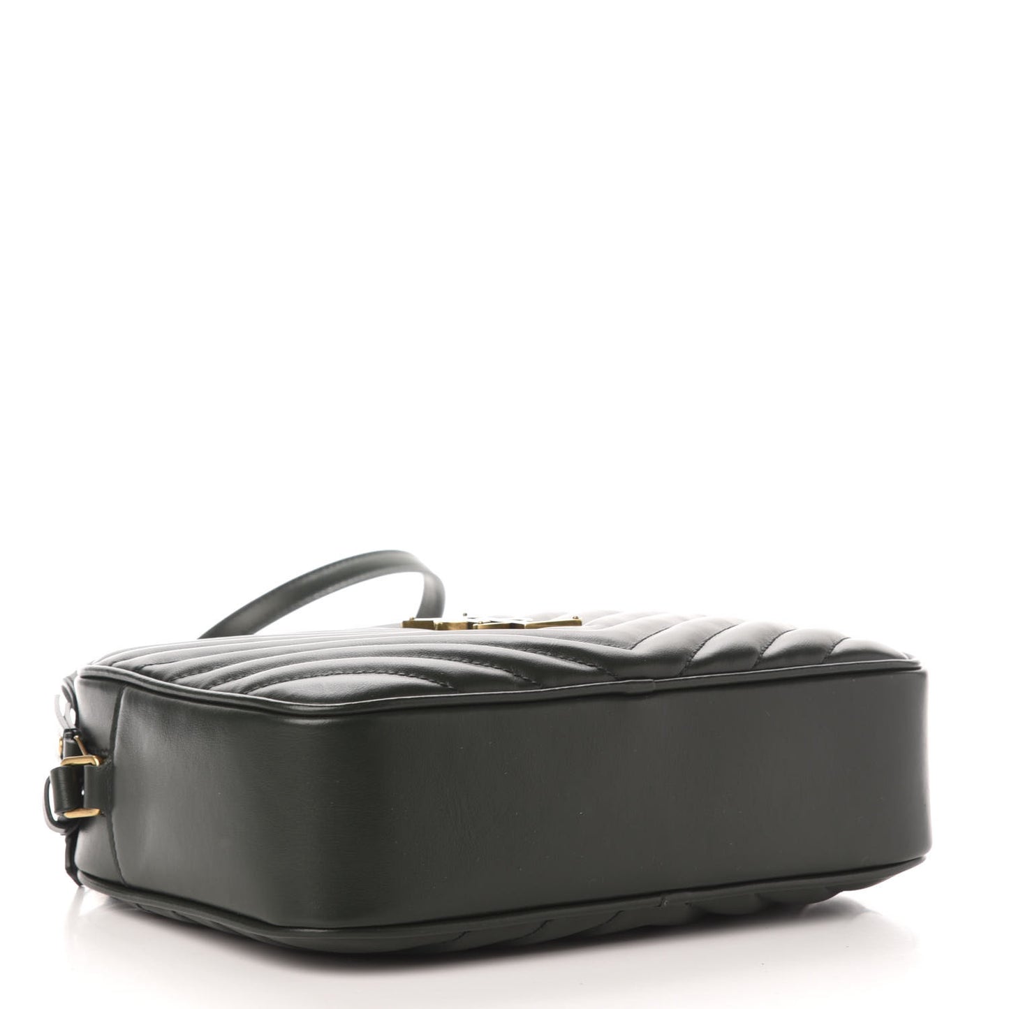 Calfskin Matelasse Monogram Lou Camera Bag Green