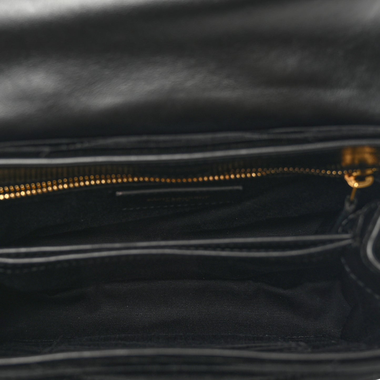 Velvet Y Quilted Monogram Toy Loulou Chain Satchel French Black