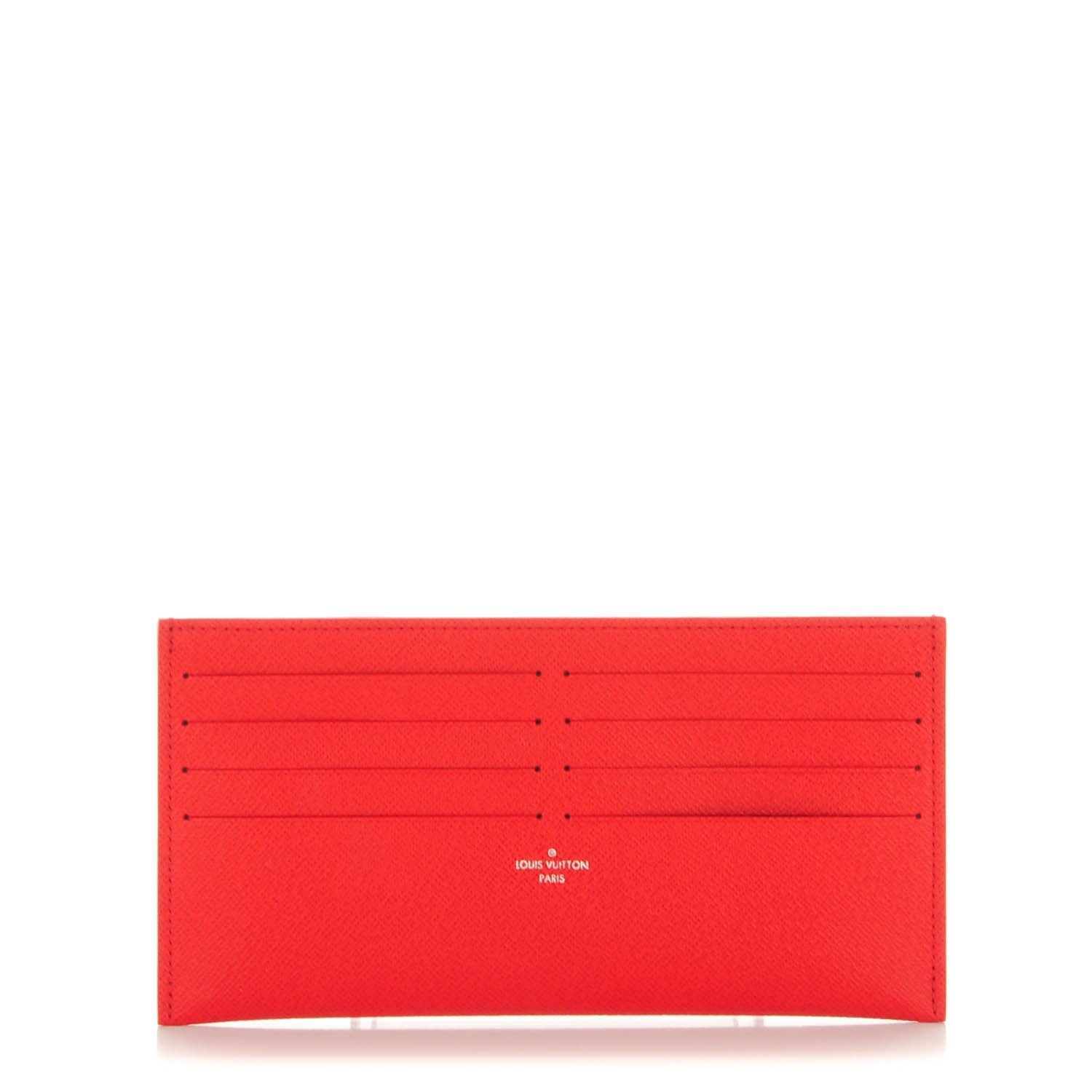 Louis Vuitton Calfskin Felicie Card Holder Insert Cherry 1 of 5