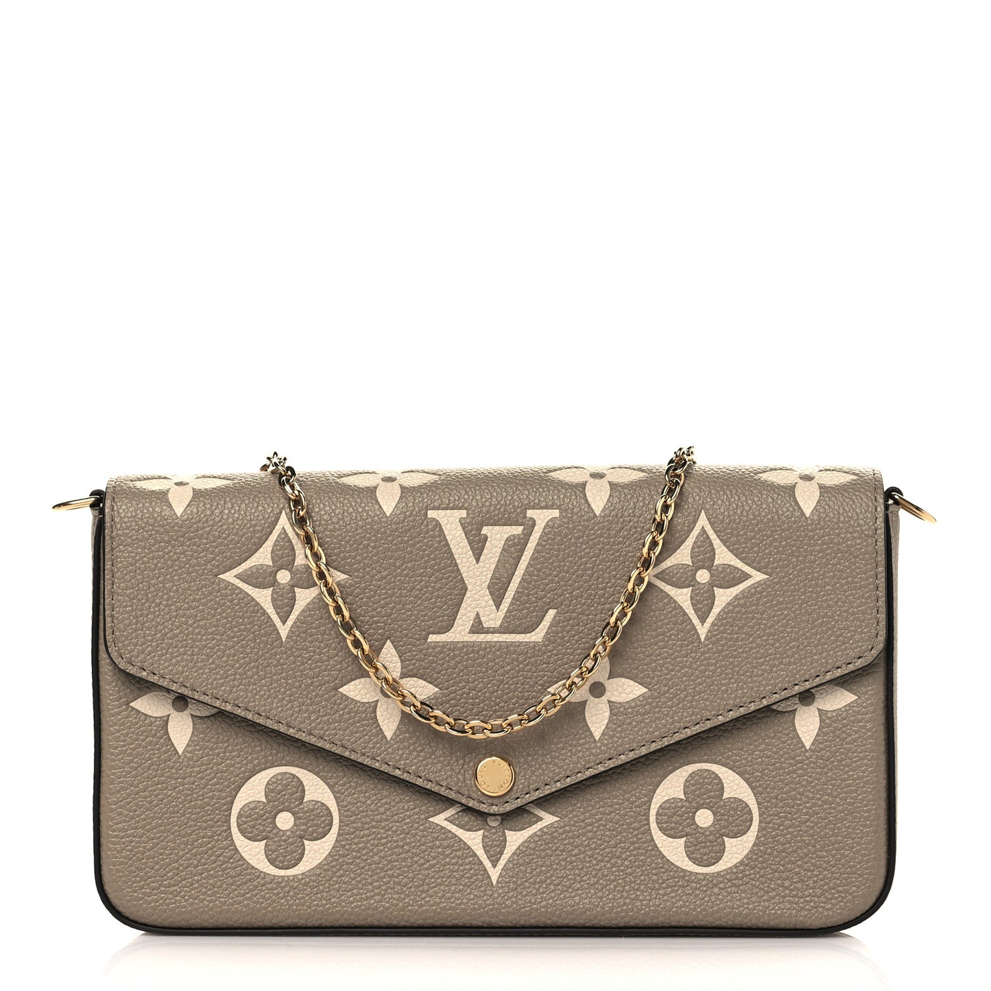 Empreinte Monogram Giant Felicie Pochette Tourterelle Creme