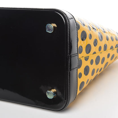 Louis Vuitton Vernis Kusama Infinity Dots Lockit MM Yellow 15 of 15