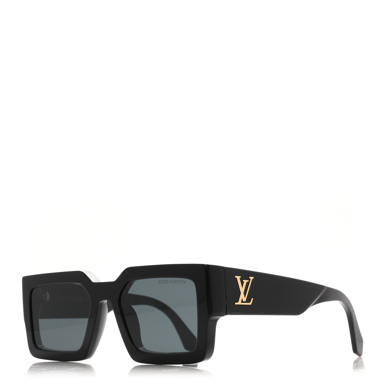 Louis Vuitton LV Clash Mask Square Sunglasses Z1579W Black 1 of 8