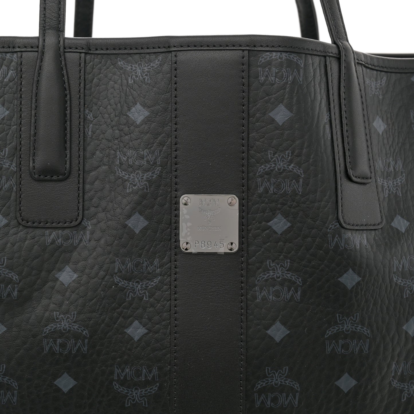 Visetos Large Liz Reversible Shopper Tote Black