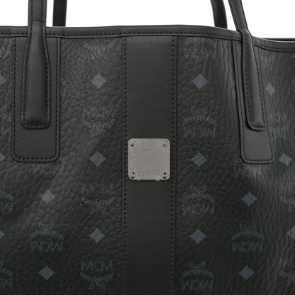 MCM Visetos Large Liz Reversible Shopper Tote Black 13 of 18