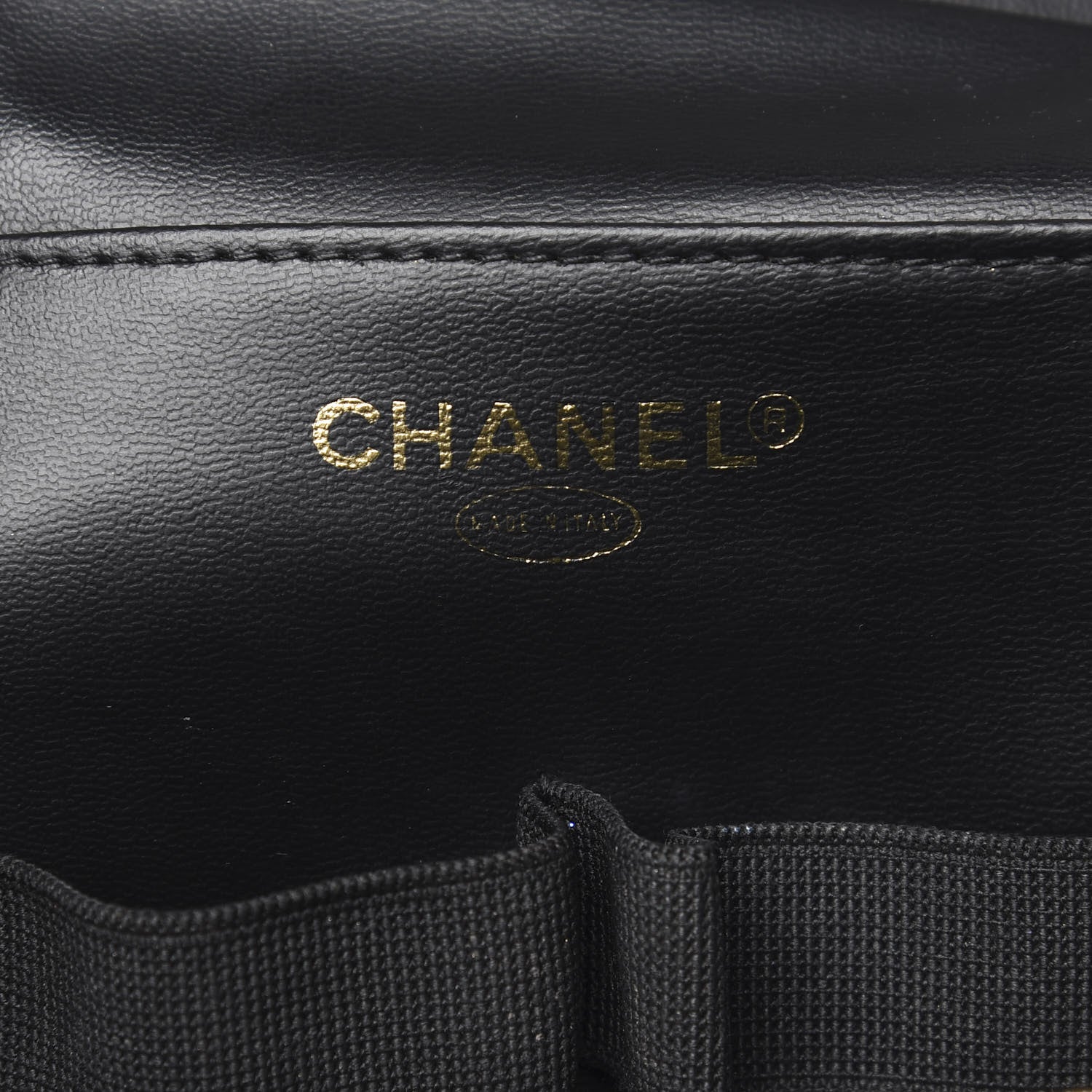 Chanel Caviar CC Vanity Train Case Black 6 of 18