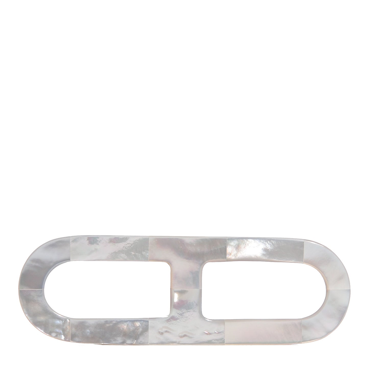 Mother of Pearl Wood Chaine D'Ancre Scarf Ring