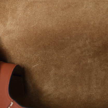Loewe Calfskin Small Gate Crossbody Bag Rust 7 of 10