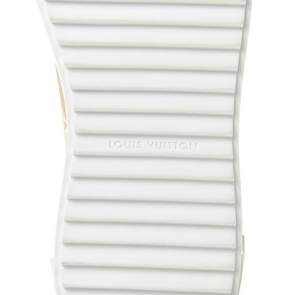 Louis Vuitton Monogram Giant Time Out Sneakers 41 Kaki White Beige 7 of 10
