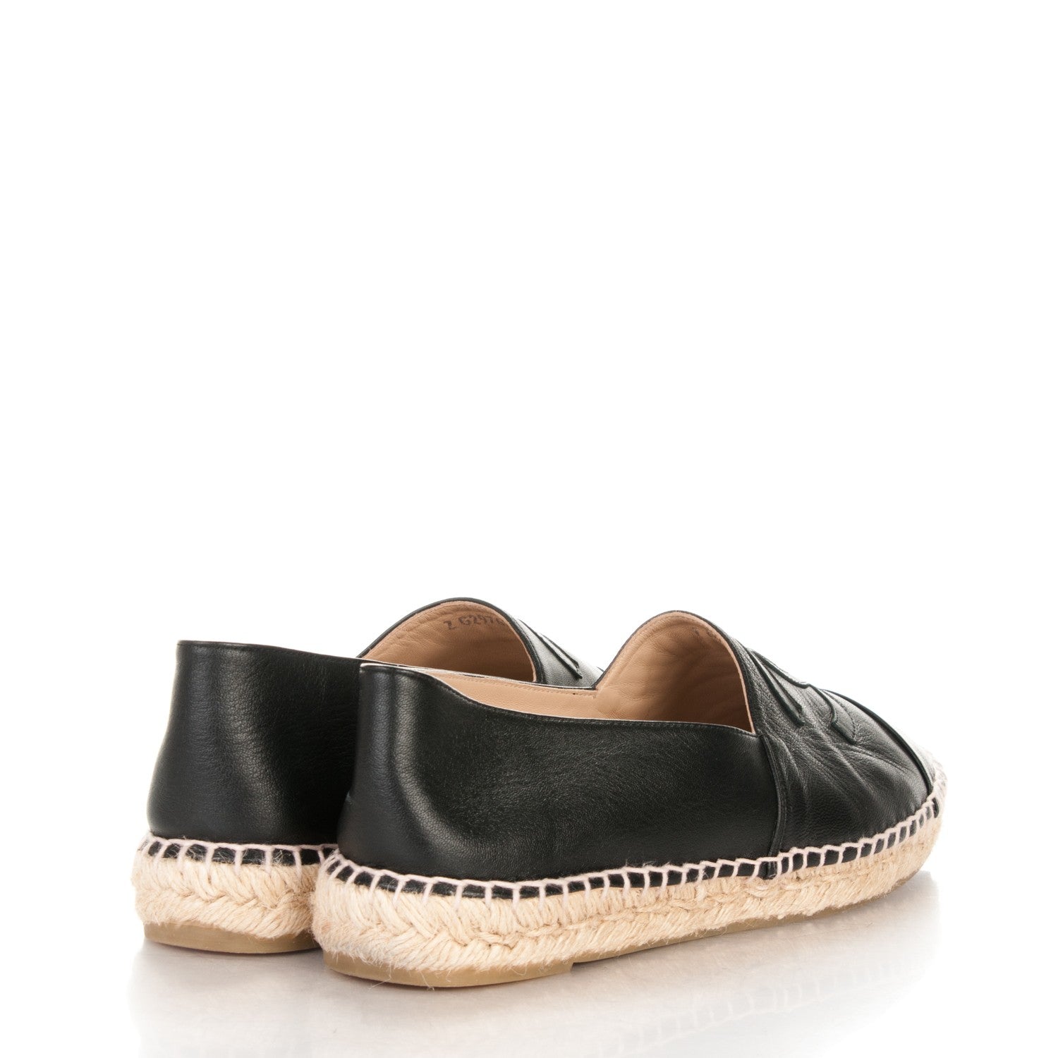 Chanel Lambskin CC Espadrilles 41 Black 4 of 7