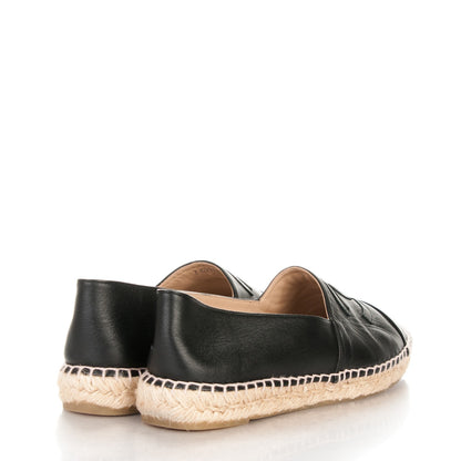 Chanel Lambskin CC Espadrilles 41 Black 4 of 7